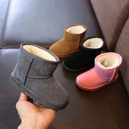 Playful Kids Cotton Snow Boots - Unisex Winter Sneakers