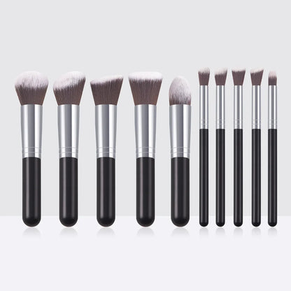 10PCs Minin Makeup Brush Set Cosmetict Makeup For Face Make Up Tools Women Beauty Professional Foundation Blush Eyeshadow