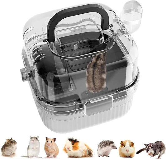 Lightweight Hamster Travel Cage with Handle