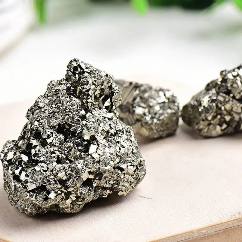 200g Natural Pyrite Raw Stone Cluster - Home Decoration