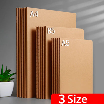 A4 A5 B5 Notebook To-Do Lined Blank Grid Paper Journal Diary Sketchbook Drawing Painting Graffiti Notebook Notepad Stationery