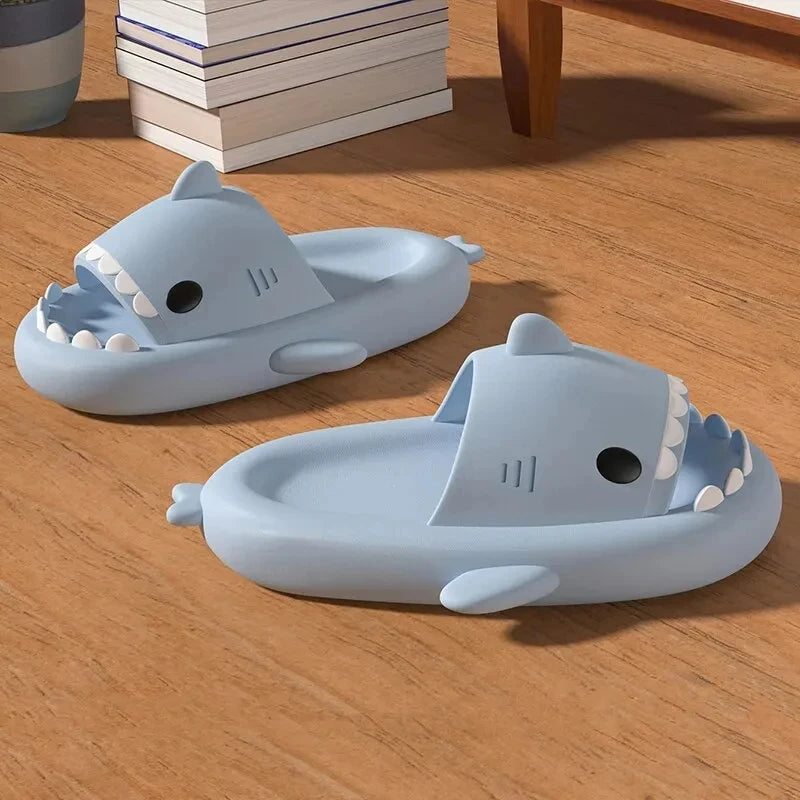 Cute Summer Shark Slippers for Men, Women & Kids