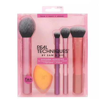 makeup brushes set for cosmetic foundation powder blush eyeshadow kabuki blending real techniques make up brush beauty tool