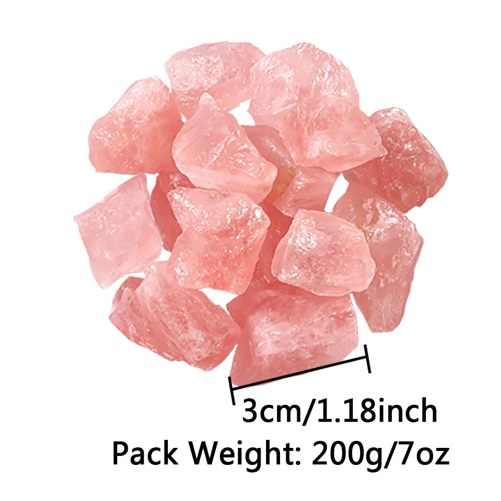 Natural Raw Rose Quartz Crystal Mineral Specimen