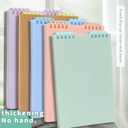 A5 Spiral Binding Loose-leaf Notebook - 60 Sheets