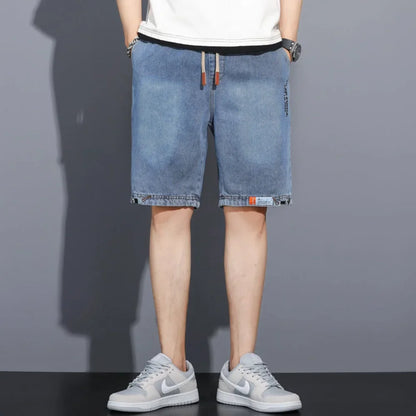 y2k Mens Loose Baggy Denim Short Men Jeans Fashion Streetwear Hip Hop Long Capri Cargo Shorts Pocket Male pantalones cortos