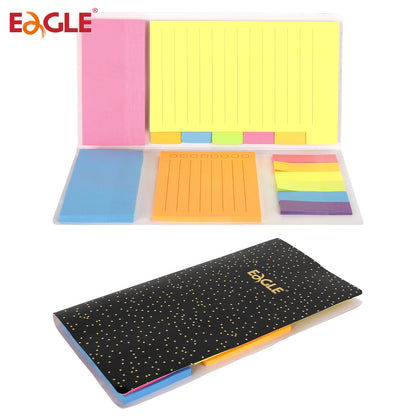 Eagle Sticky Notes Set，340 Sheets/ Book，Creative Notepad Adhesive Stickers ，Back to School Stationery，School  Offices Supplies