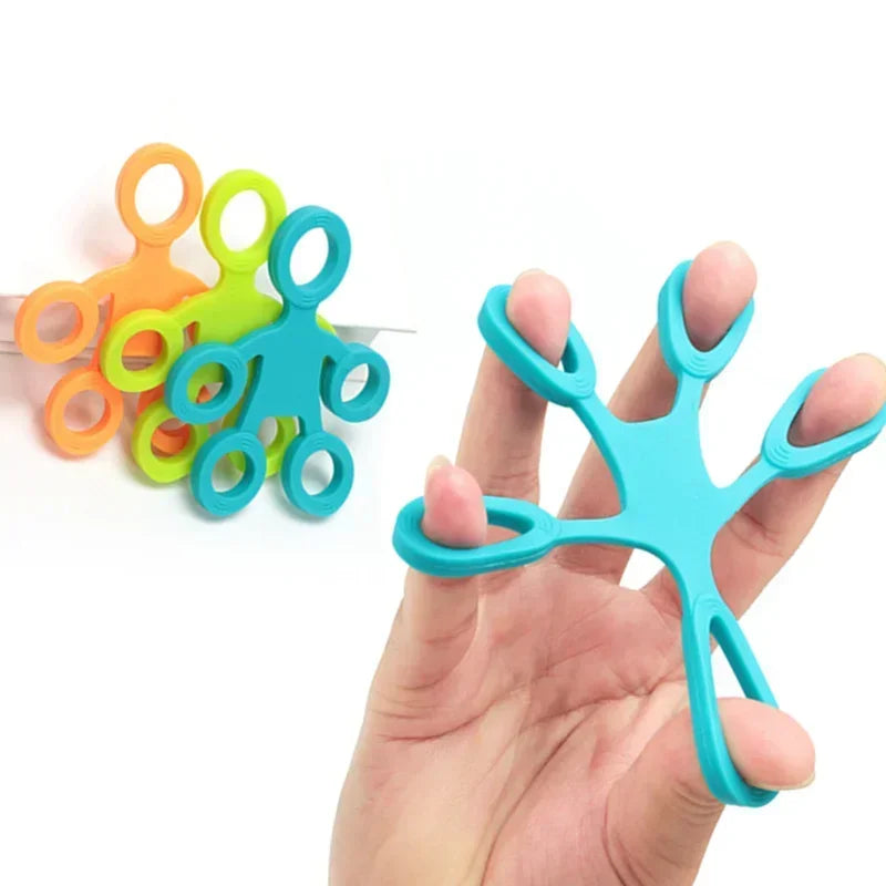 Finger Grip Silicone Ring Exerciser - Antistress Resistance Band