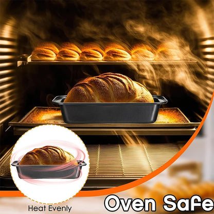 LMETJMA Nonstick Carbon Steel Baking Loaf Pan