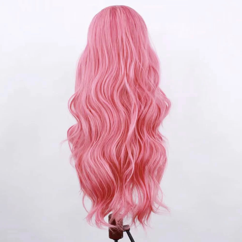 Pastel Pink Body Wave Lace Wig for Women