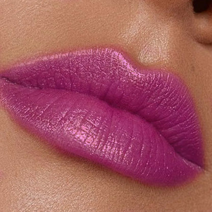 KAFURUX Red Metallic Lipstick - Longlasting Glitter Lip Glaze