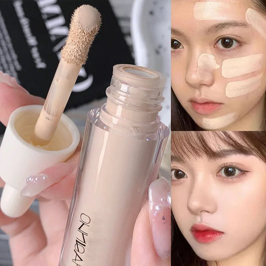 3 Colors Waterproof Matte Liquid Concealer Lasting Full Cover Acne Dark Circles Corrector Professional Foundation Women Makeup