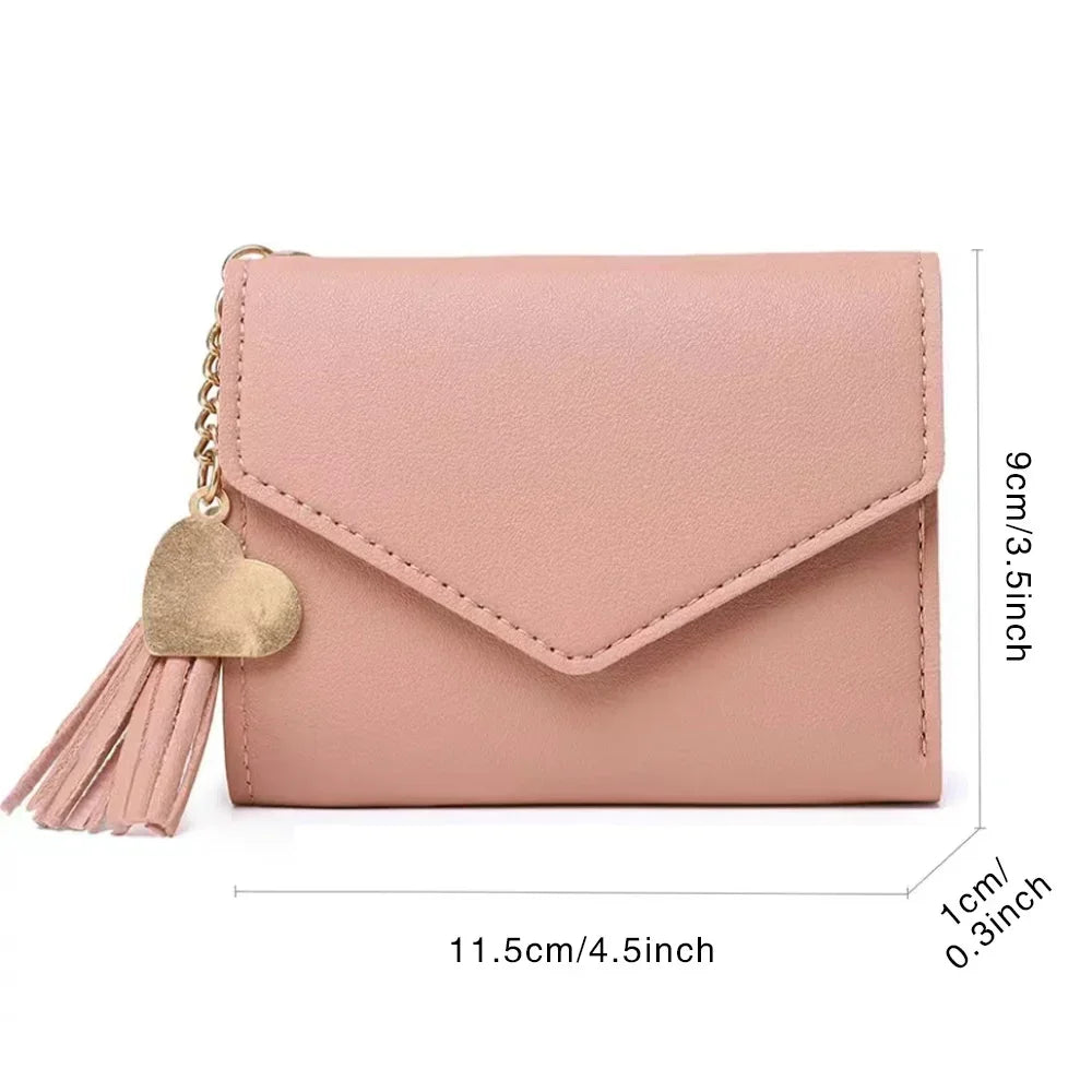 Chic Rose Gold Women's Wallet Clutch with RFID Protection