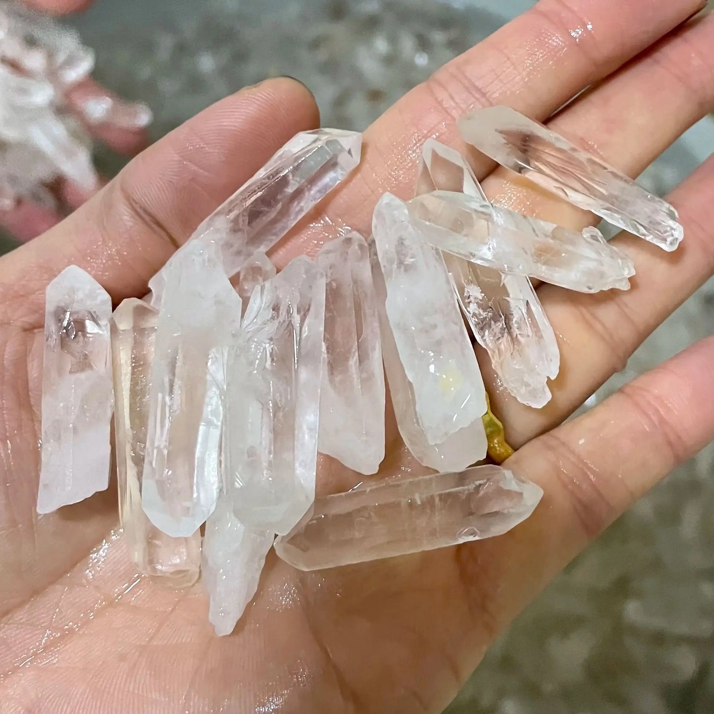 1000g Bulk Natural Clear Quartz Healing Crystal Point Wand