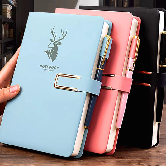 A5 Retro Leather Notebook - 160/360 Pages