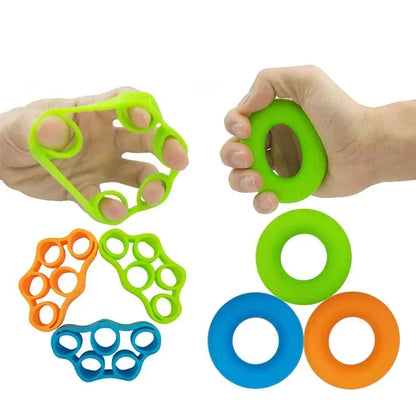 Finger Grip Silicone Ring Exerciser - Antistress Resistance Band