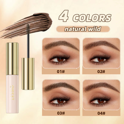 QIBEST 4 Colors Durable Waterproof Eyebrow Dyeing Cream Eyebrow Shadow Makeup Beauty Tool Lasting Eyebrow Gel Enhancer Eyebrows