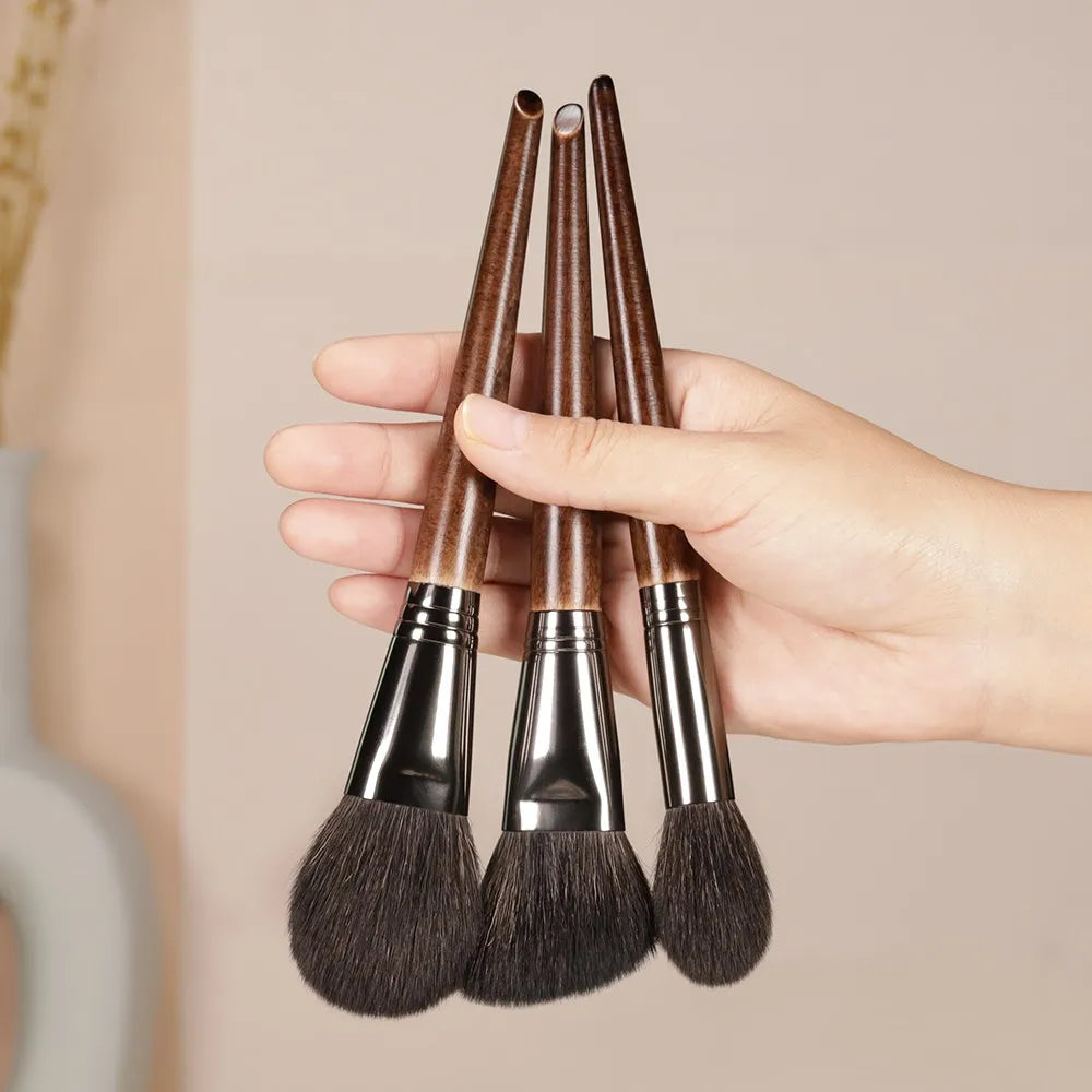 OVW Makeup Brushes Sets Soft Goat Hair Blusher Sculpting Highlight 3pcs Make Up Brush Set maquiagem