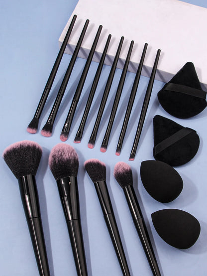 12Pcs Soft Makeup Brushes Set for Cosmetic Beauty Foundation Blush Powder Eyeshadow Concealer Blending Make Up Brush