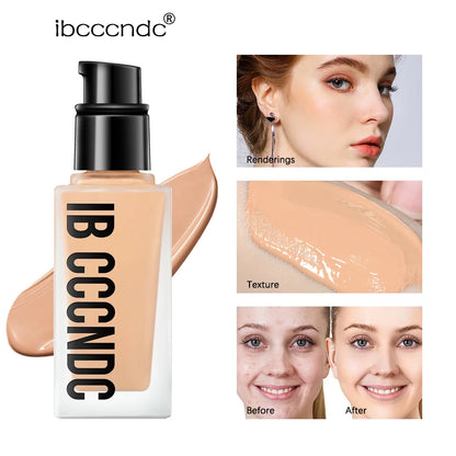 Flawless All Day Waterproof Concealer Foundation - 6 Colors