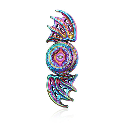 Dragon Wings Eye Tri Fidget Spinner Metal Hand Spinner Low Noise High Speed Focus Toy with Steel Self-Lubricating Bearing