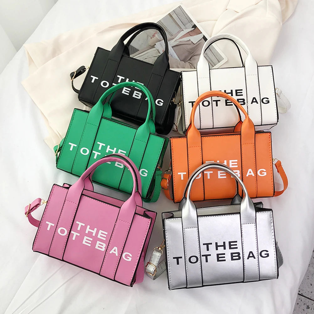 Trendy PU Leather Tote Bag for Women