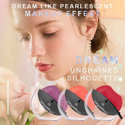 12-color lazy lip-shaped pearlescent fine glitter lipstick that is not easy to fade, warm and moisturizing, color-changing lazy