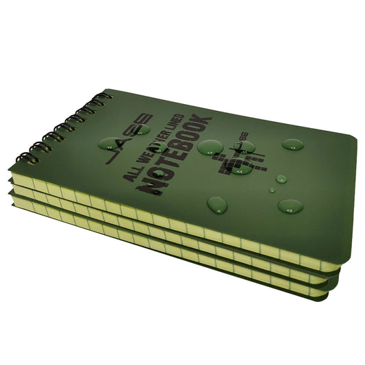 Waterproof Notebook All Weather Police Waterproof Notepad Pocket Notebook with Waterproof Weatherproof Cover Outdoor Activities