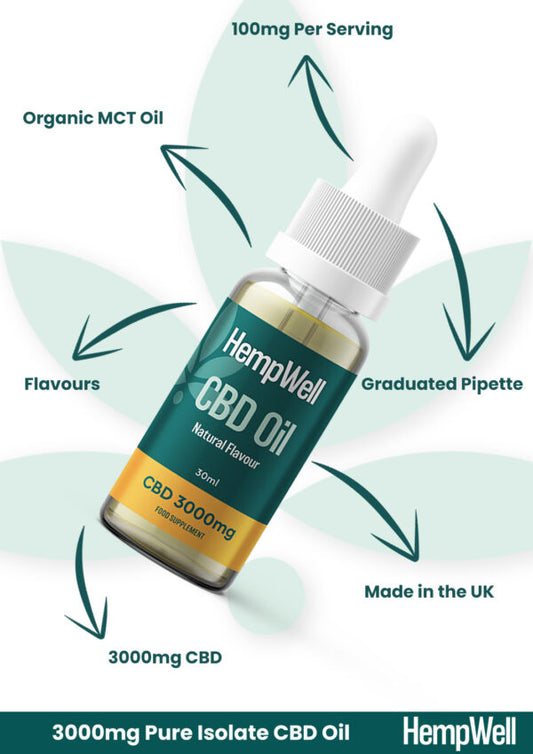 CBD Oil Drops 3000mg (30ml)