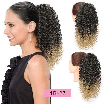 Drawstring Puffy Ponytail Afro Curls