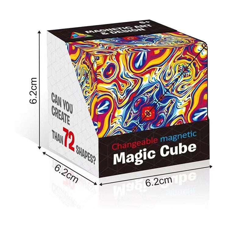 Variety of unlimited magnetic Rubik's Cube 3D three-dimensional geometric Rubik's Cube children's thinking exercise educational toys wholesale