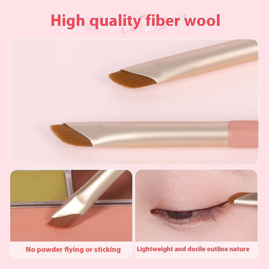 Sickle Eyeliner Brush - Soft Hair for Perfect Eye Makeup