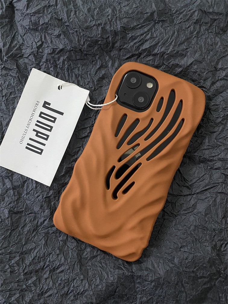 Titanium Gray Wind Hollowed Out Suitable For 1413 Phone Cases - BEAUTY BOUTIQUE