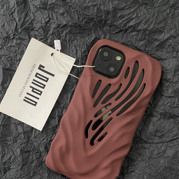 Titanium Gray Wind Hollowed Out Suitable For 1413 Phone Cases - BEAUTY BOUTIQUE